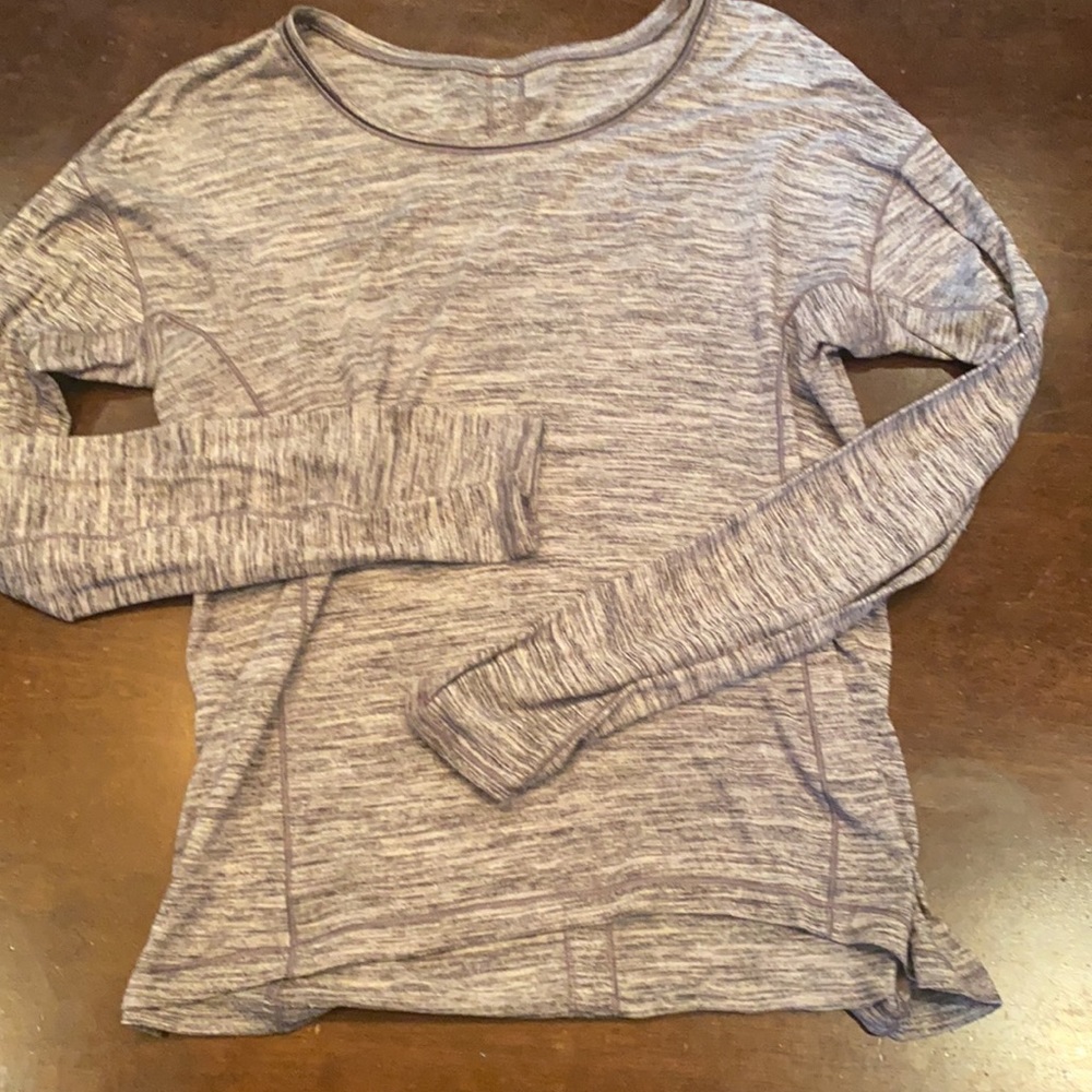 LULULEMON Grey Long Sleeve T-Shirt